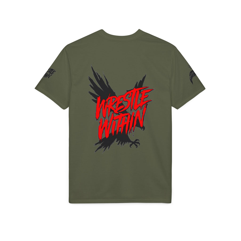 Rise. Wrestle. Repeat. -  Wrestling Motivational Tee