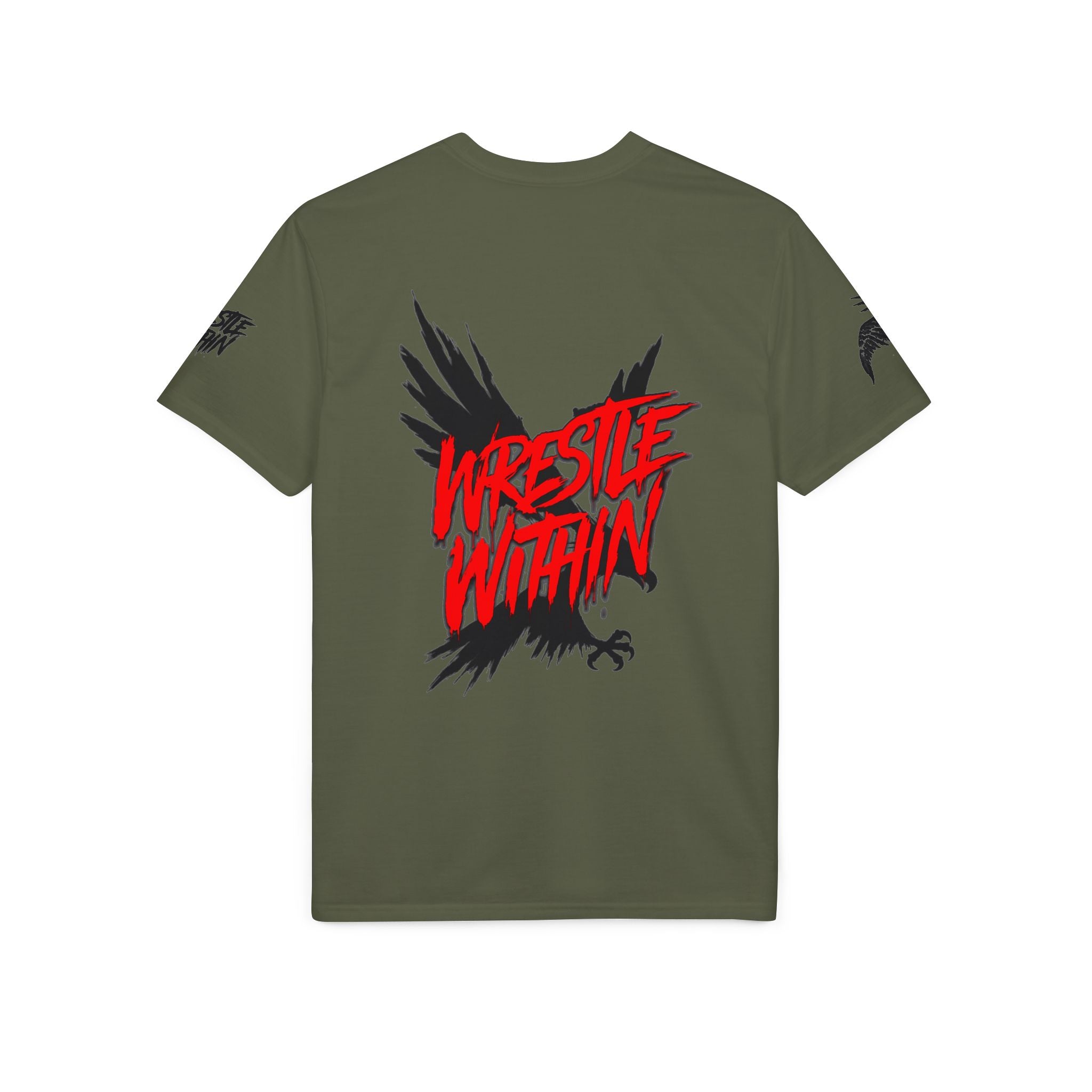 Rise. Wrestle. Repeat. -  Wrestling Motivational Tee
