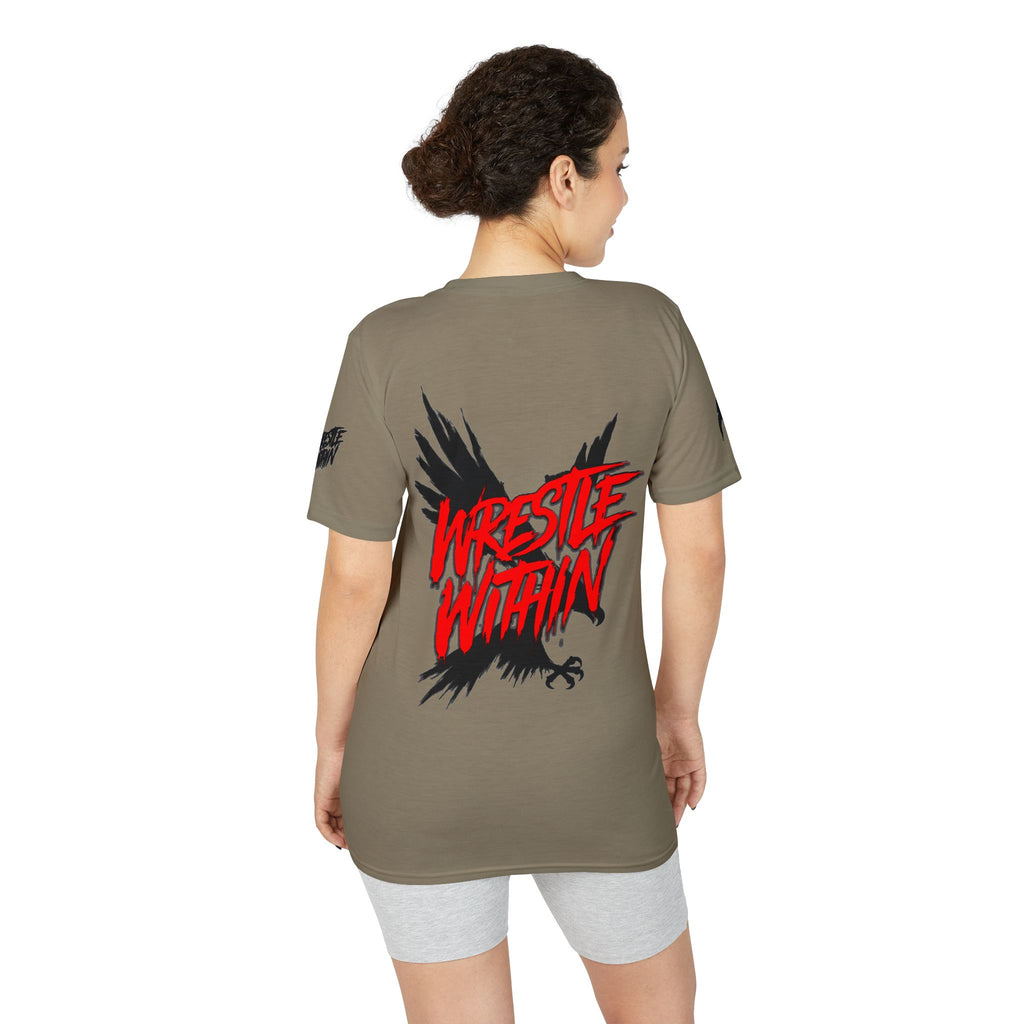 Rise. Wrestle. Repeat. -  Wrestling Motivational Tee