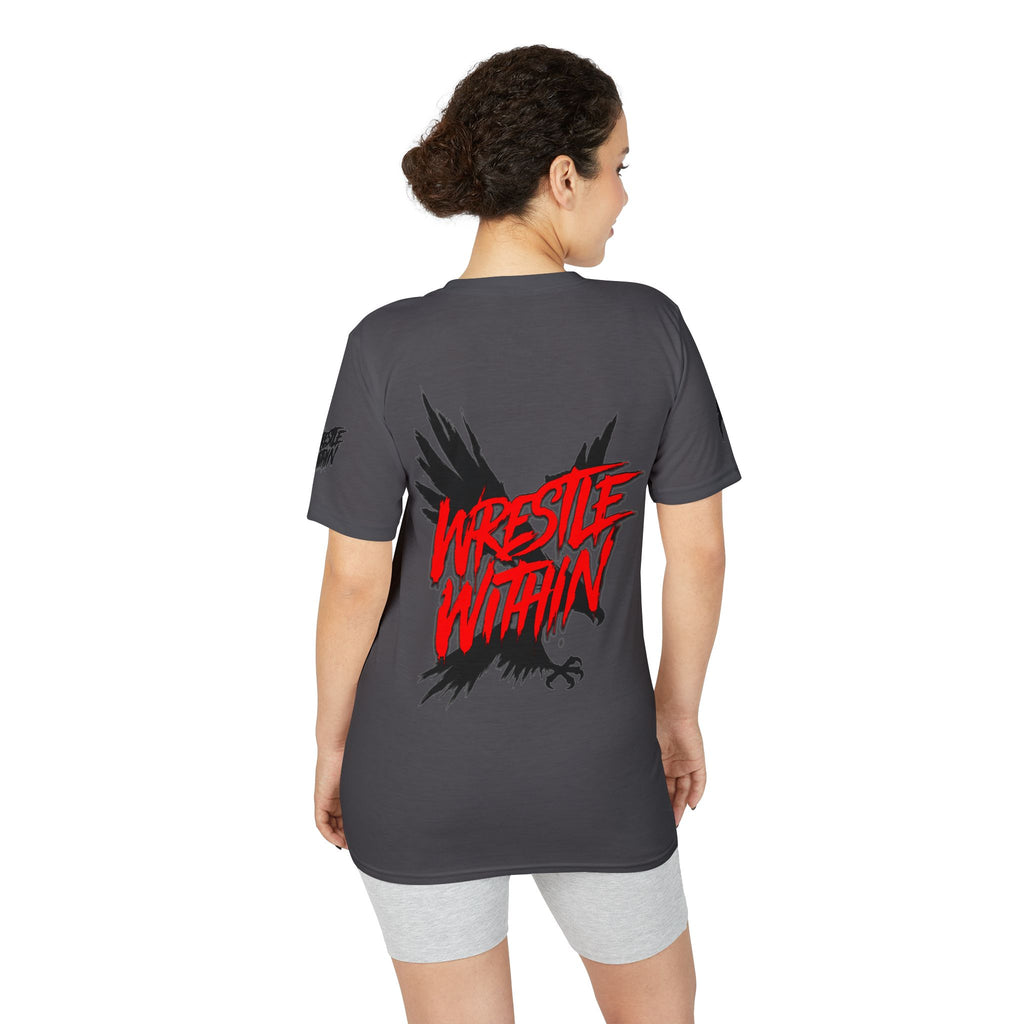Rise. Wrestle. Repeat. -  Wrestling Motivational Tee