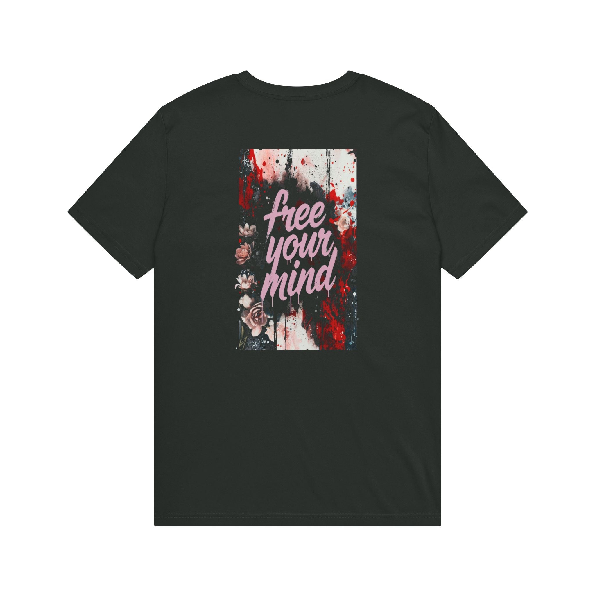 Free Your Mind T-Shirt — Retro Pink Script Graphic Tee