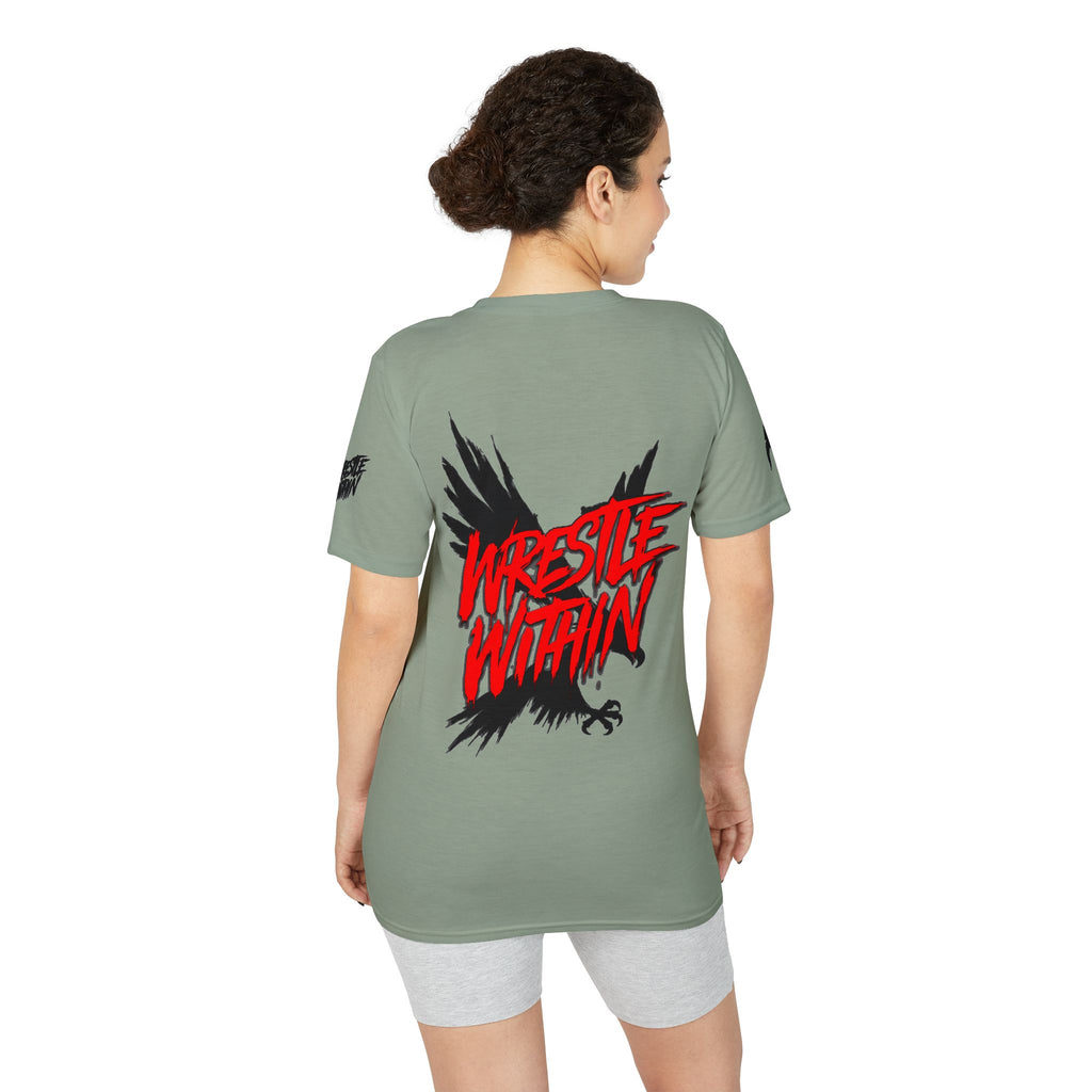 Rise. Wrestle. Repeat. -  Wrestling Motivational Tee