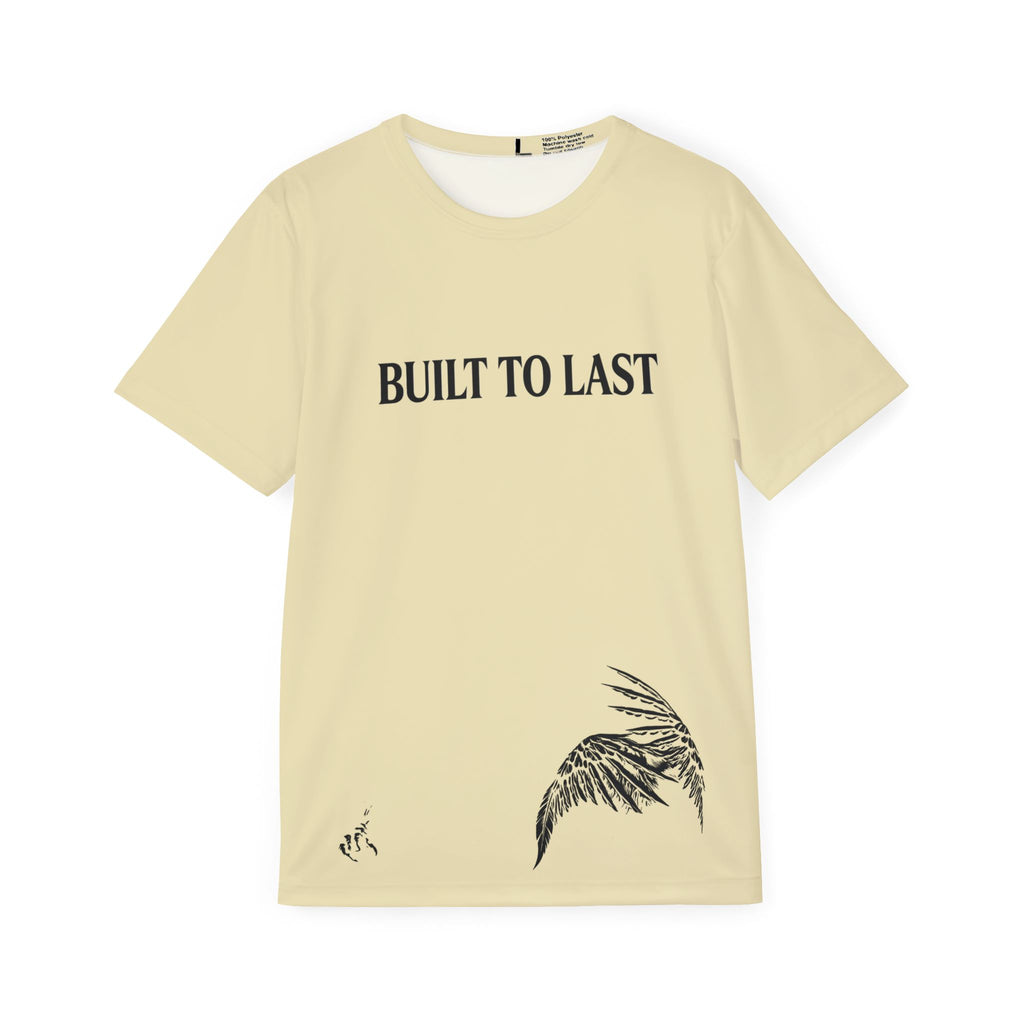 Built to Last Men's Sports Jersey – Minimal Palm Graphic Athletic Tee