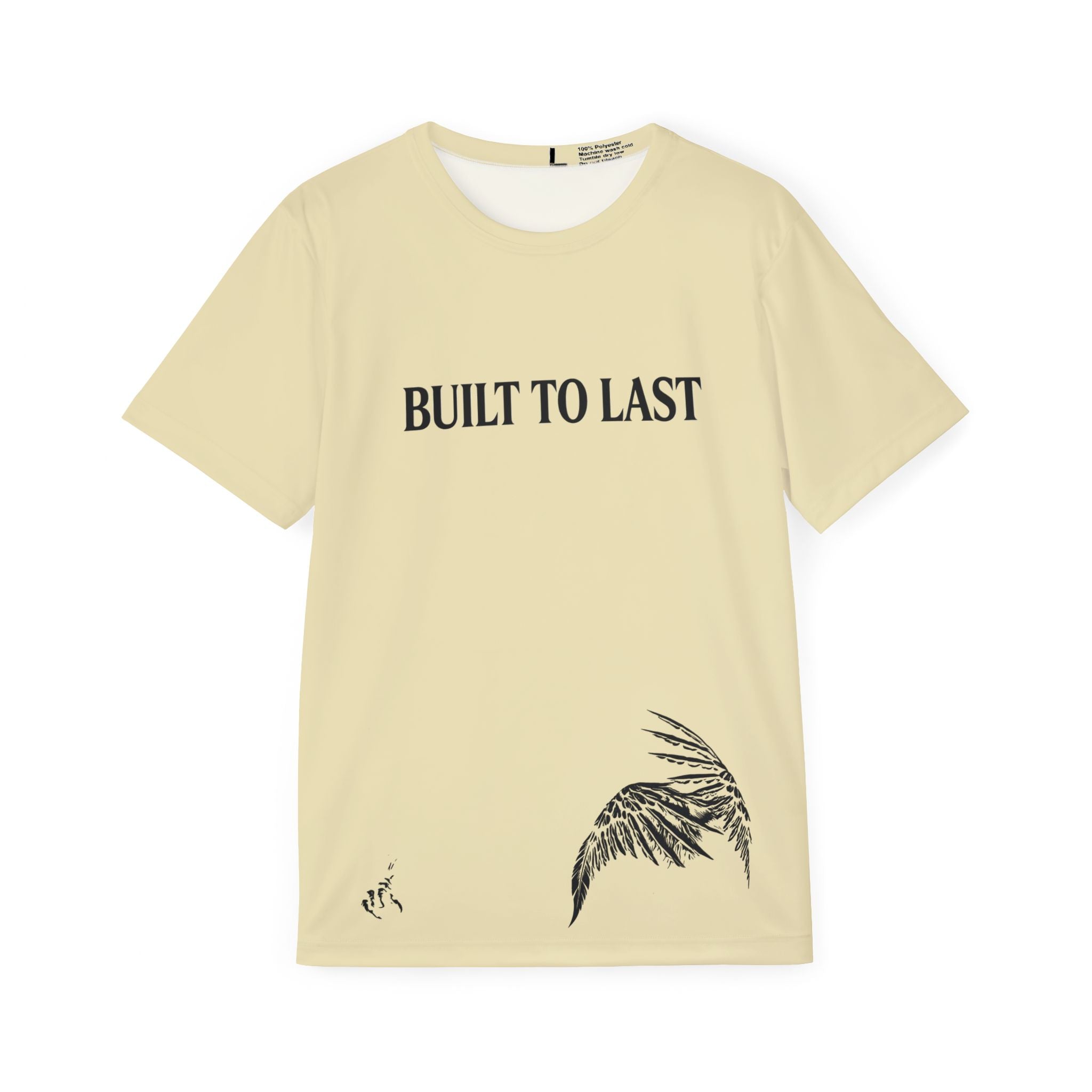 Built to Last Men's Sports Jersey – Minimal Palm Graphic Athletic Tee
