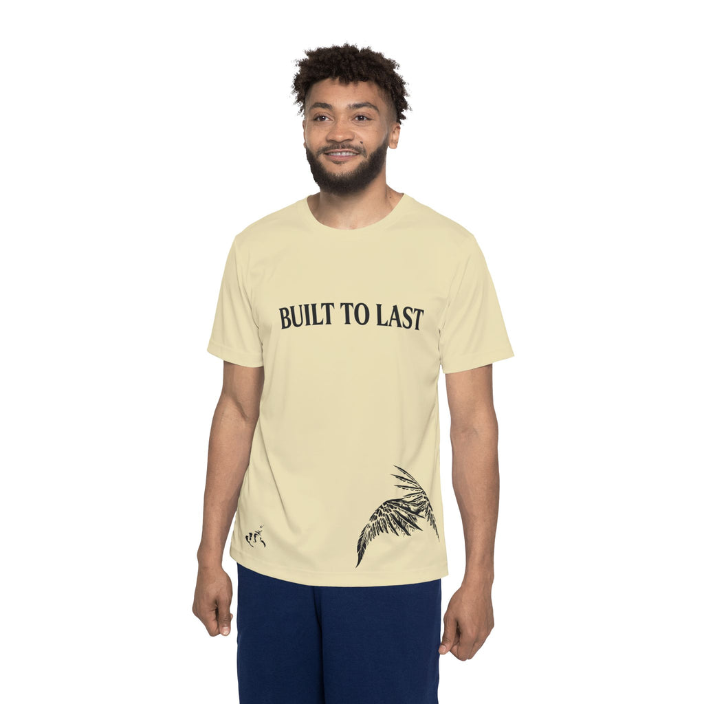 Built to Last Men's Sports Jersey – Minimal Palm Graphic Athletic Tee
