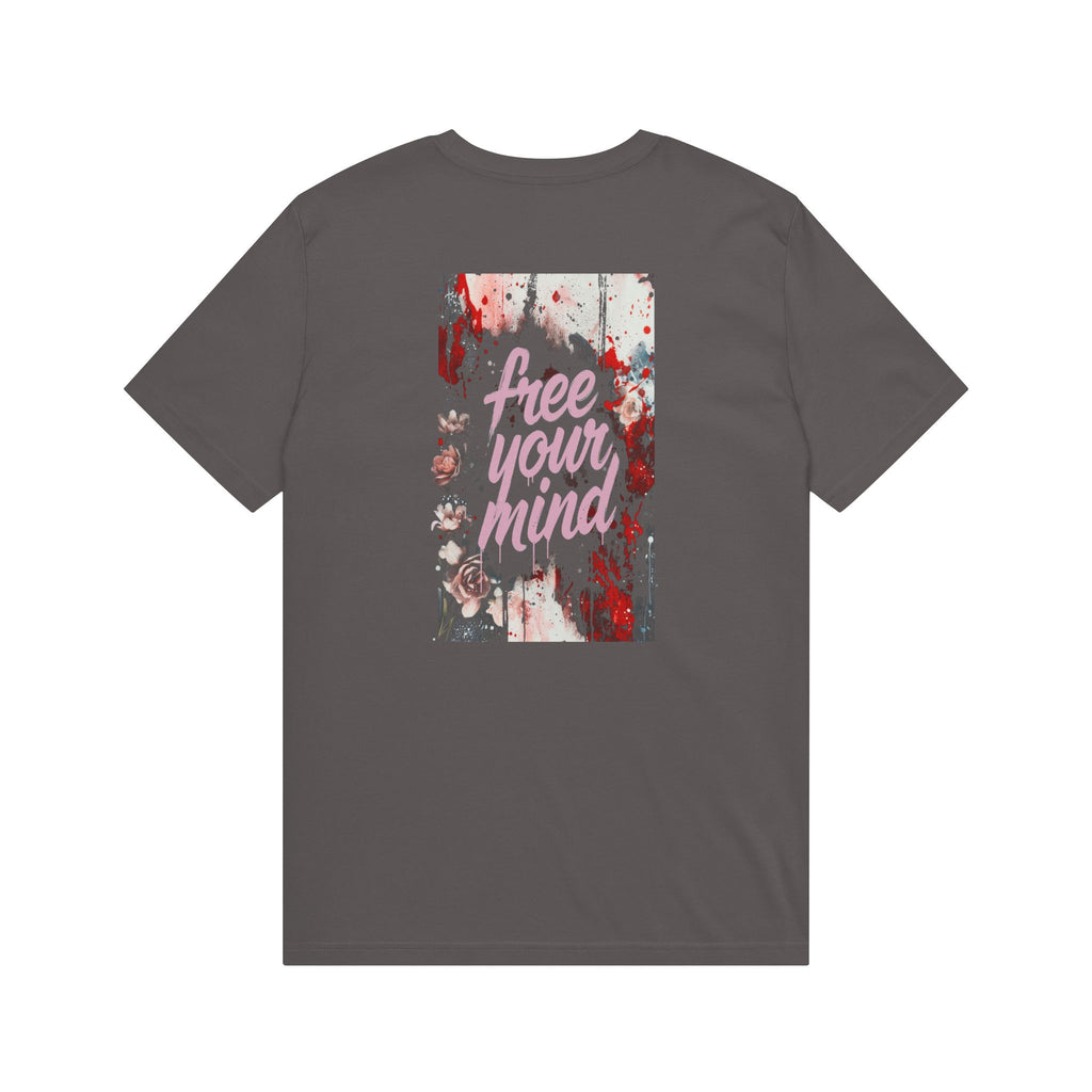 Free Your Mind T-Shirt — Retro Pink Script Graphic Tee