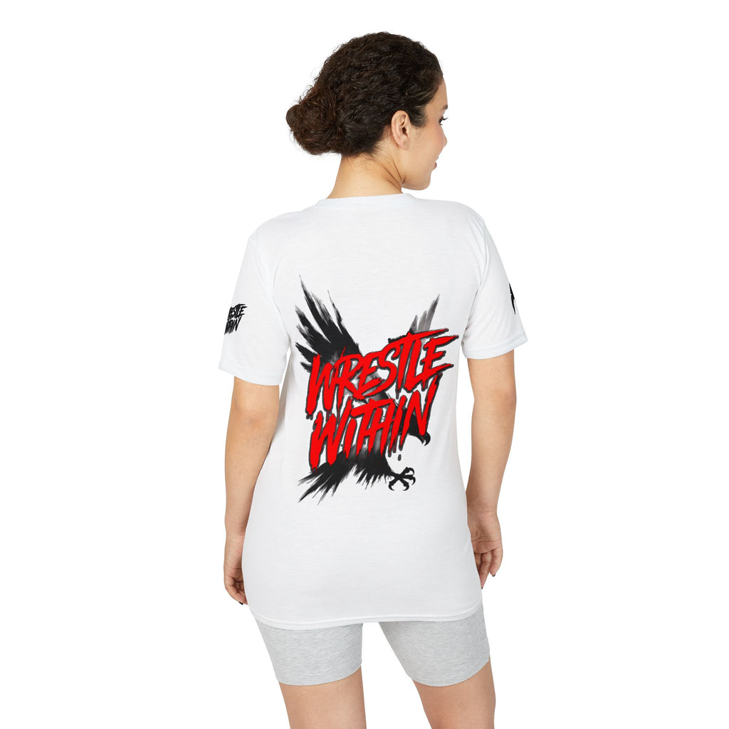 Rise. Wrestle. Repeat. -  Wrestling Motivational Tee