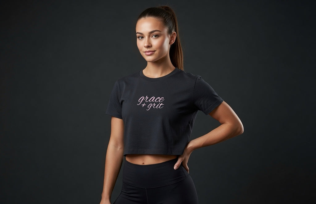 Women's Heavy Faded Crop Tee