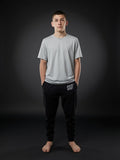 WRESTLE WITHIN Embroidered Black Fleece Joggers – Mental Steel Recovery Pants